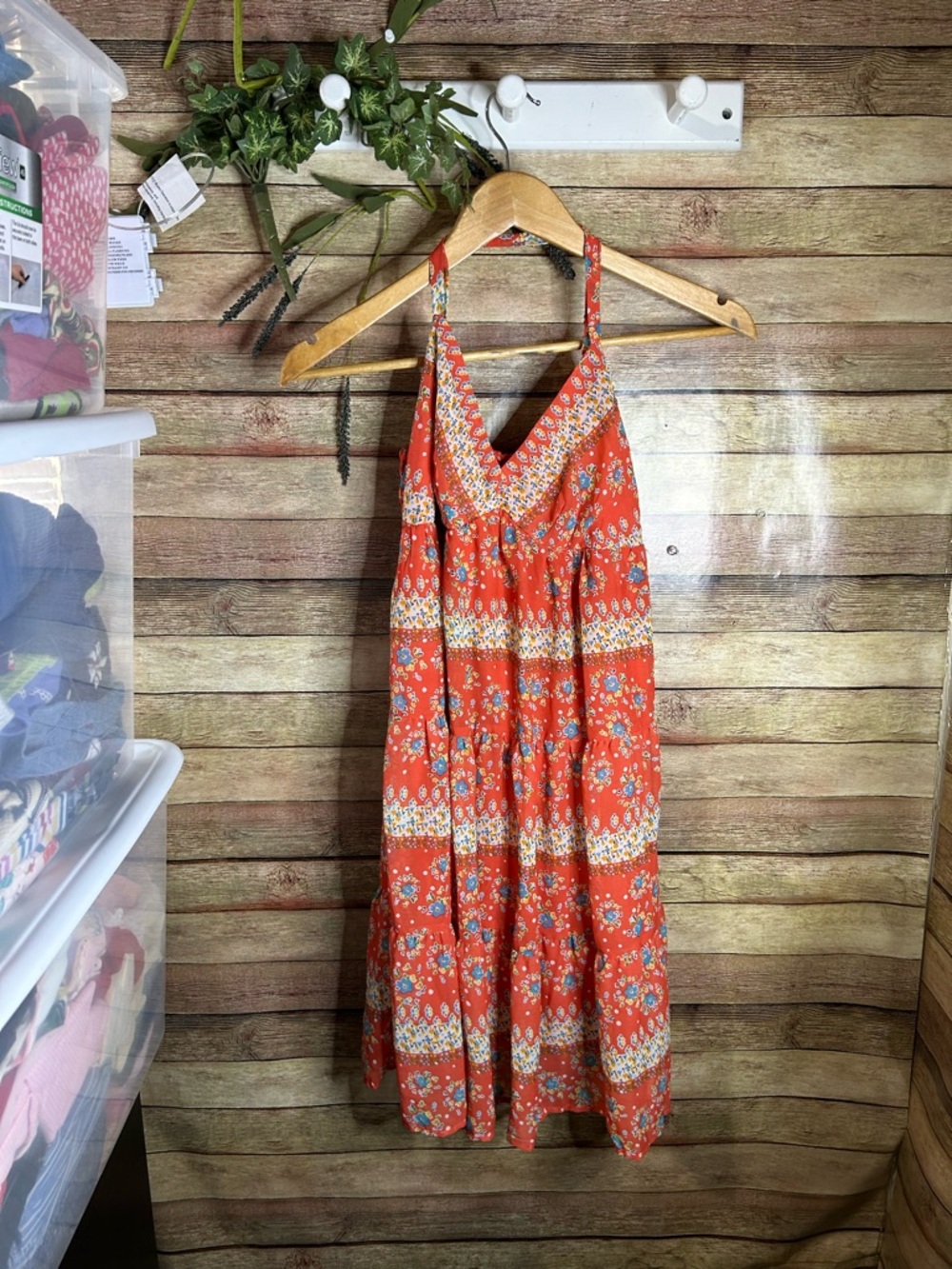 Floral Halter Dress Women’s Size XS